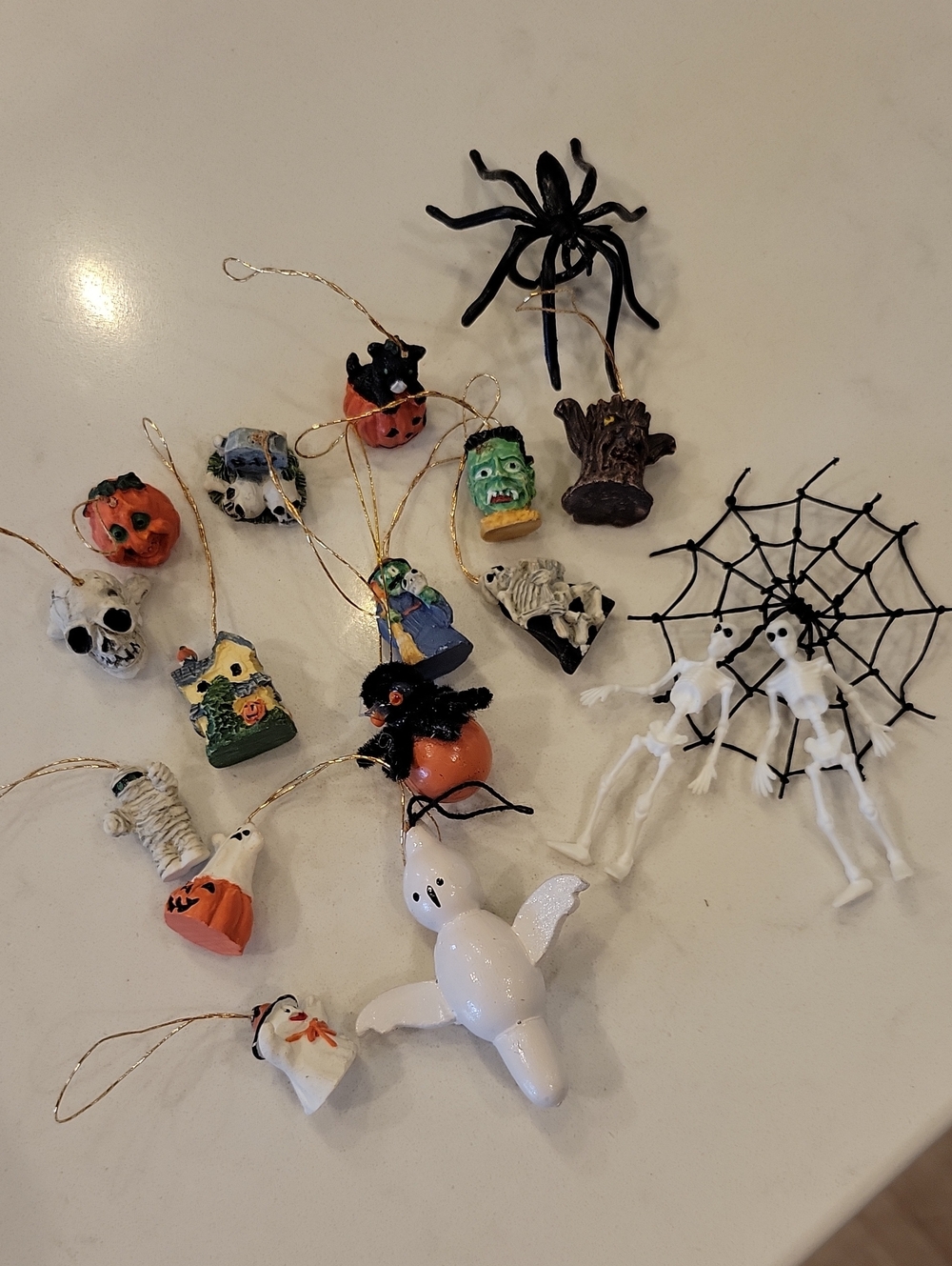 Vintage Mini Halloween Fall Ornaments